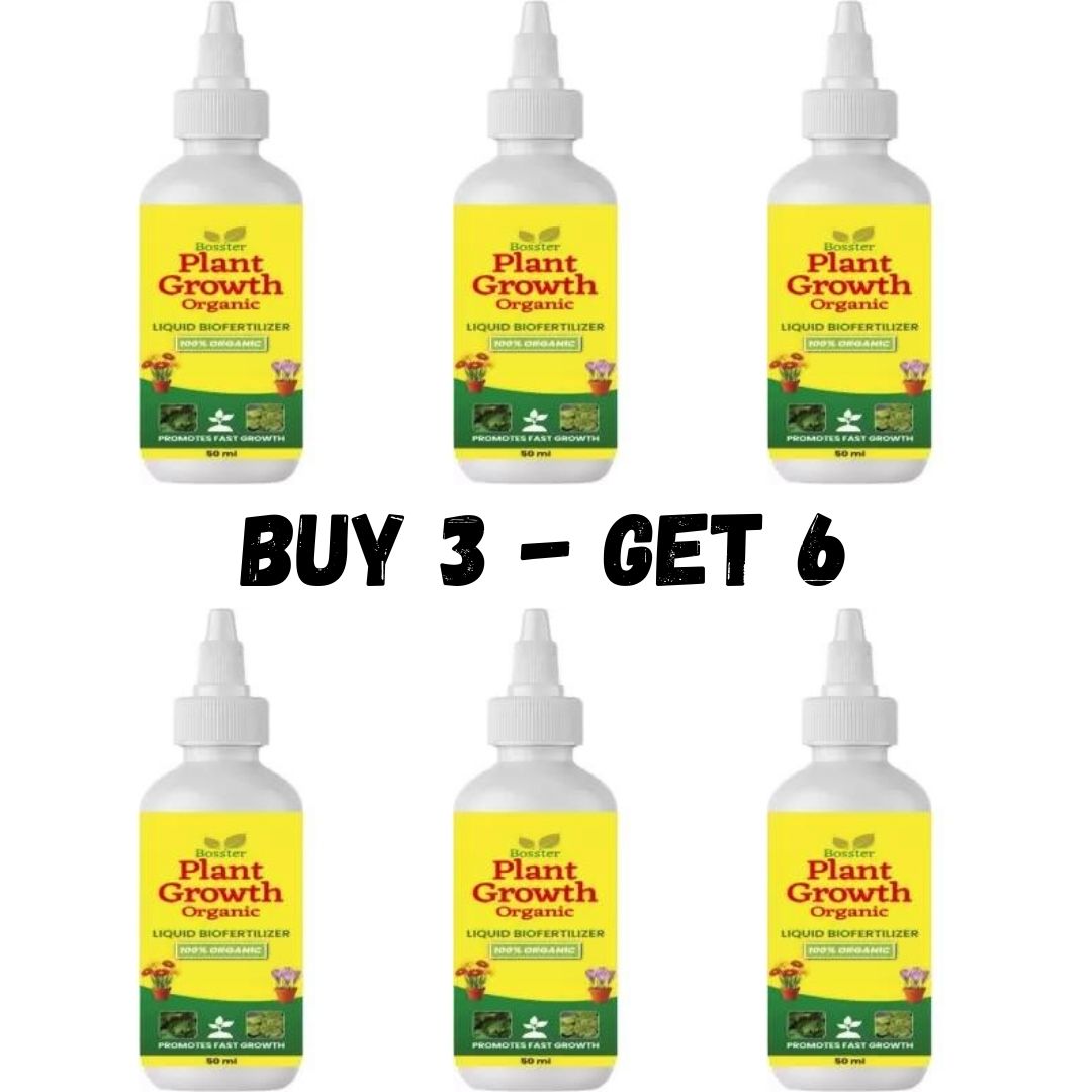 Japanese Organic Plant Boost Liquid Biofertilizer for All Plant and Crops (Pack of 3 + 3 FREE)