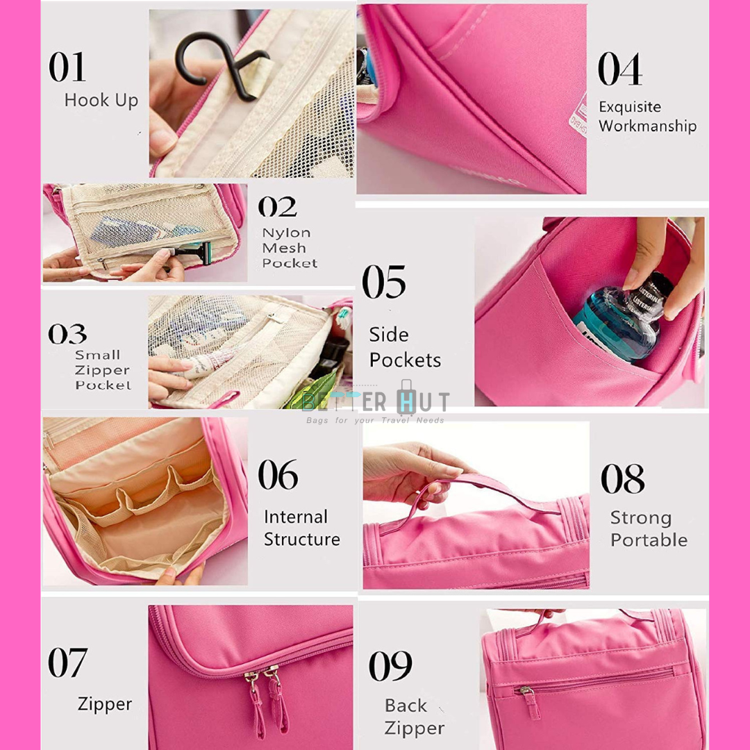 Multifunctional Travel Organizer for Makeups, Toiletry or Extra small things