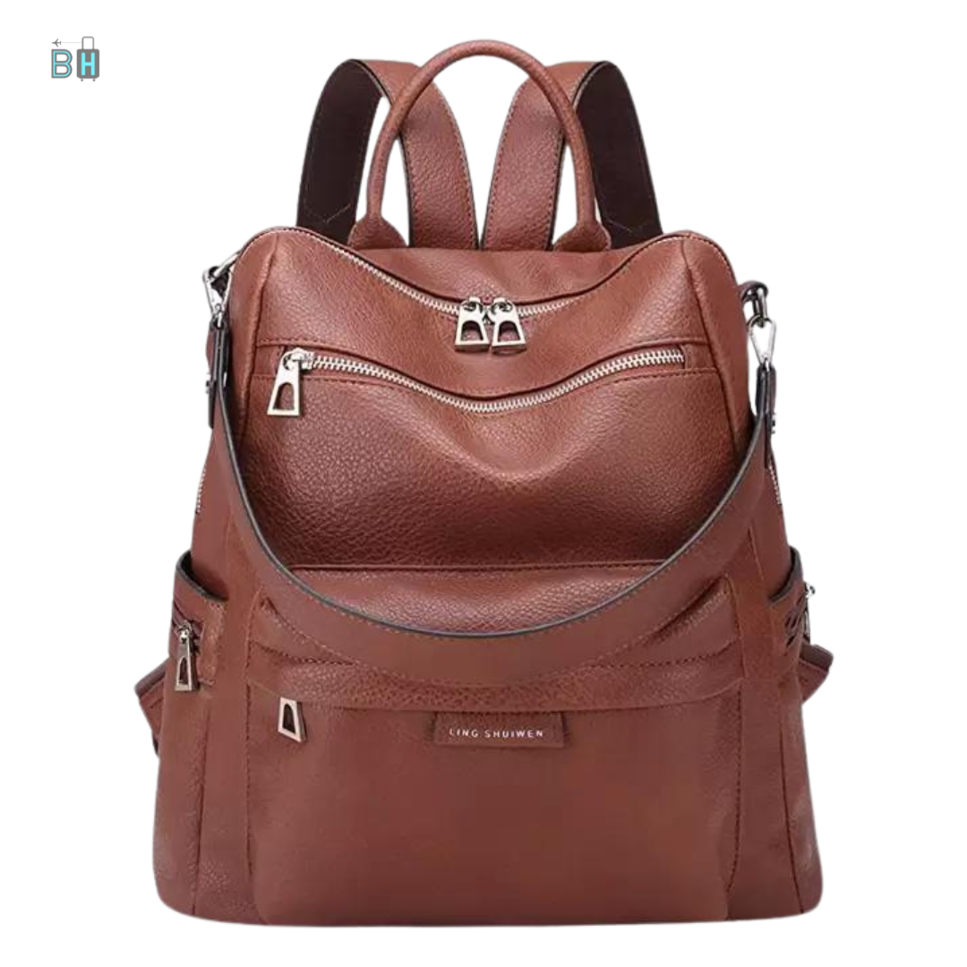 Stylish Faux Leather backpack for women - Daily Travel use | BetterHut Bags