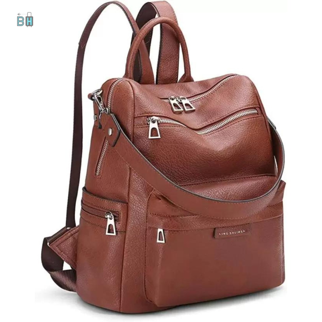 Stylish Faux Leather backpack for women - Daily Travel use | BetterHut Bags