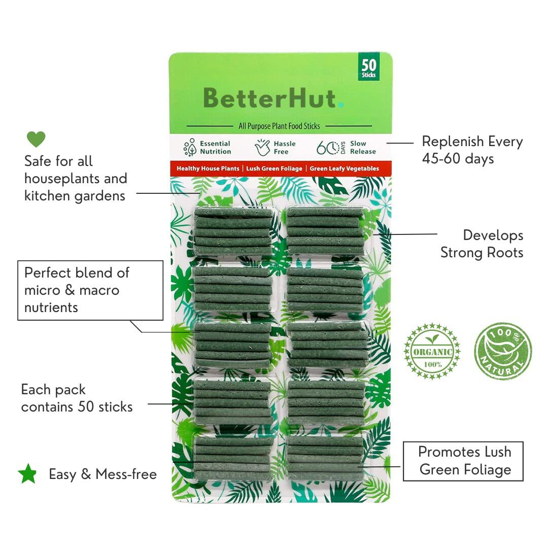 Better Hut Organic Plant Growth Fertilizer Magic Sticks