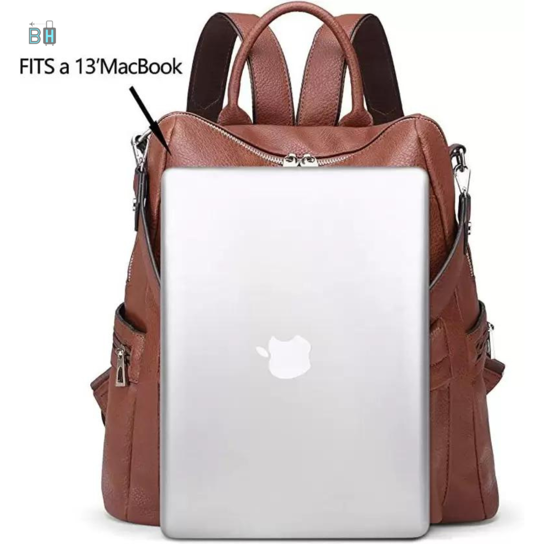 Stylish Faux Leather backpack for women - Daily Travel use | BetterHut Bags