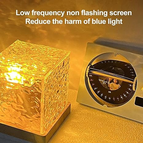 16 Color Rotating Ocean Night Lamp with Remote - 1 Year Warranty