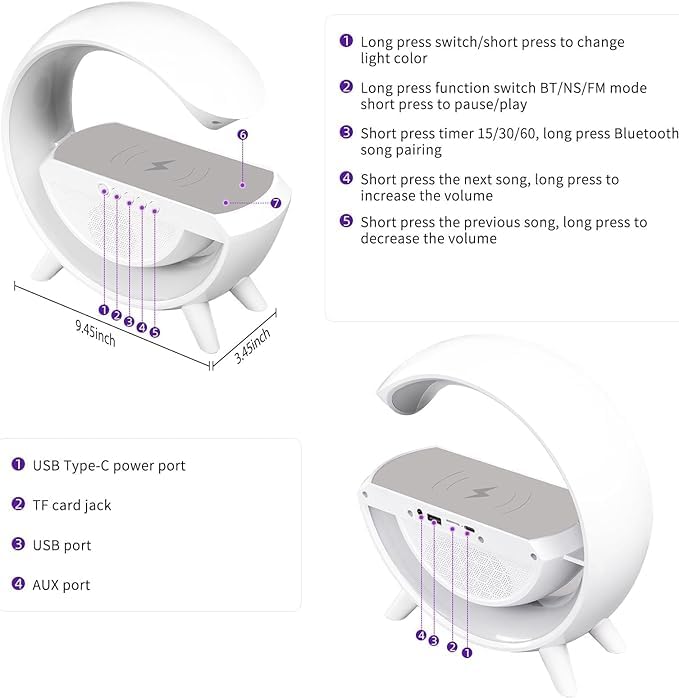 SyncTune Glow: The Ultimate Multifunctional G-Spectrum Lamp 2024