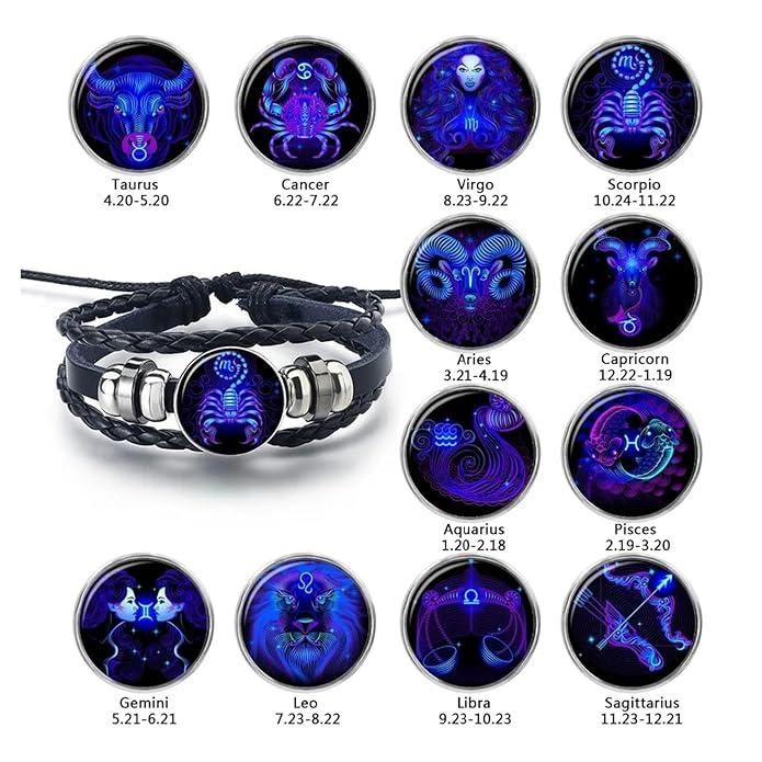 Adjustable Zodiac Sign Powerful Manifestation Authentic Bracelet (Energized)