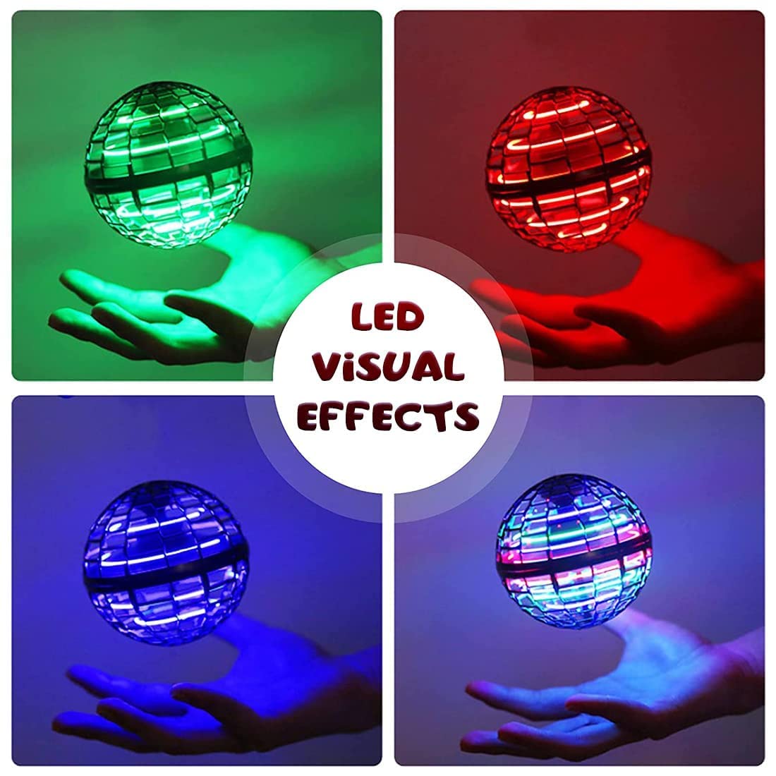 Flying RGB Boomerang Ball for Adults & Kids