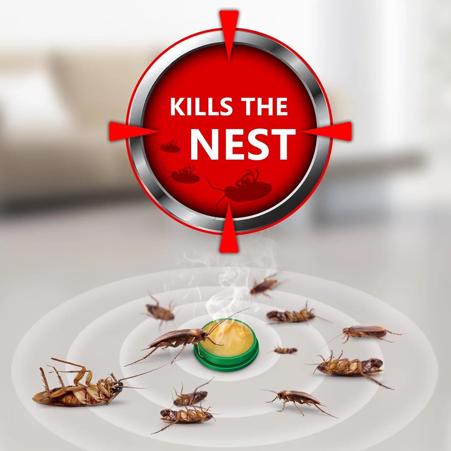 QuikCatch Cockroach Killer Gel
