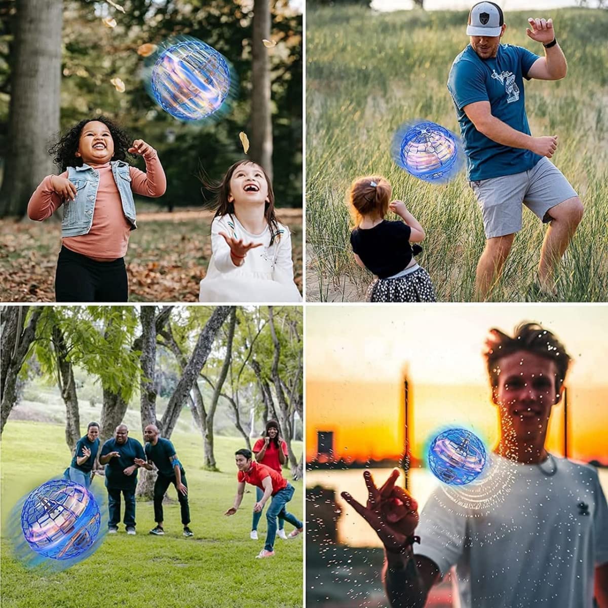 Flying RGB Boomerang Ball for Adults & Kids