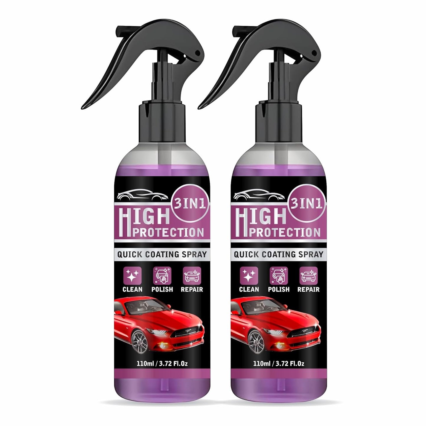 Hydrophobic Ceramic Coating Spray for Car, Bike & Scooter - BUY 1 GET 1 FREE