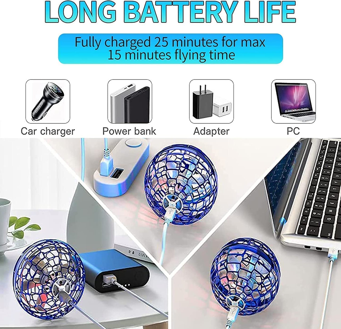 Flying RGB Boomerang Ball for Adults & Kids