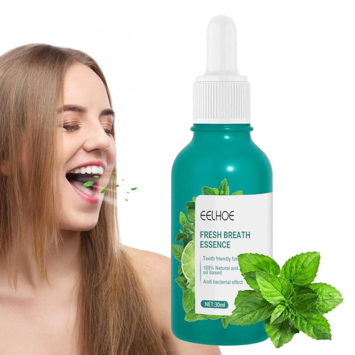 Ayurvedic Fresh Breath Peppermint Drop 30ml - Sugar Free - Buy 1 Get 1 FREE