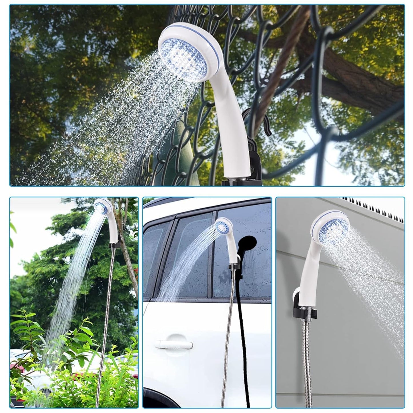 Portable Rechargeable Shower Pump for Outdoor Camping