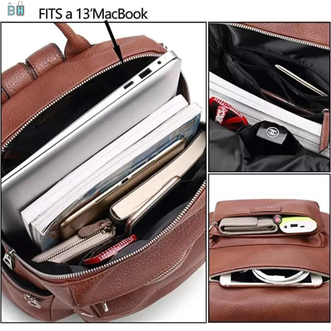 Stylish Faux Leather backpack for women - Daily Travel use | BetterHut Bags
