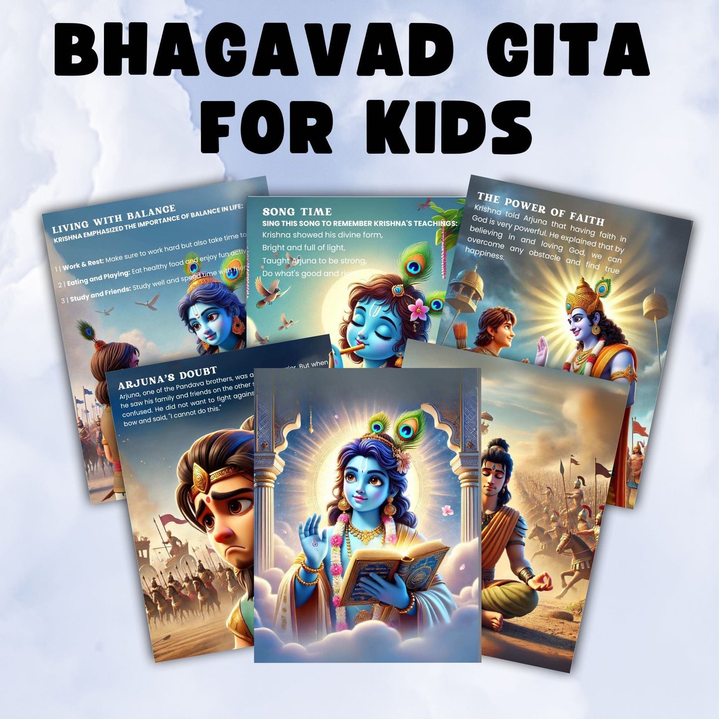 Bhagavad Gita for Kids - Hindi & English
