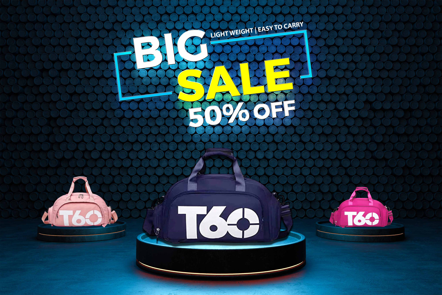 Active Duffle Bag for Travel & Sports