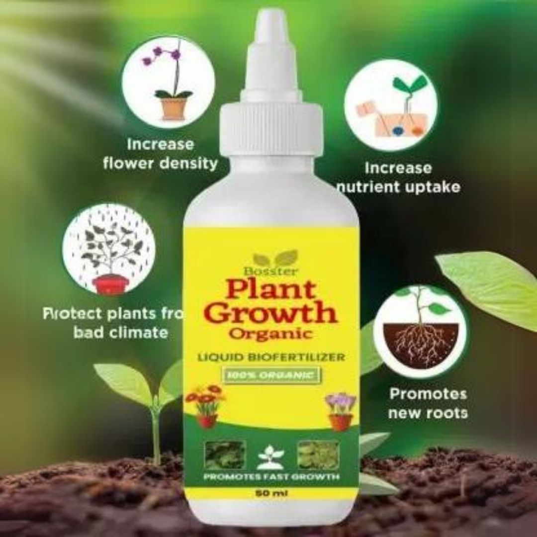 Japanese Organic Plant Boost Liquid Biofertilizer for All Plant and Crops (Pack of 3 + 3 FREE)
