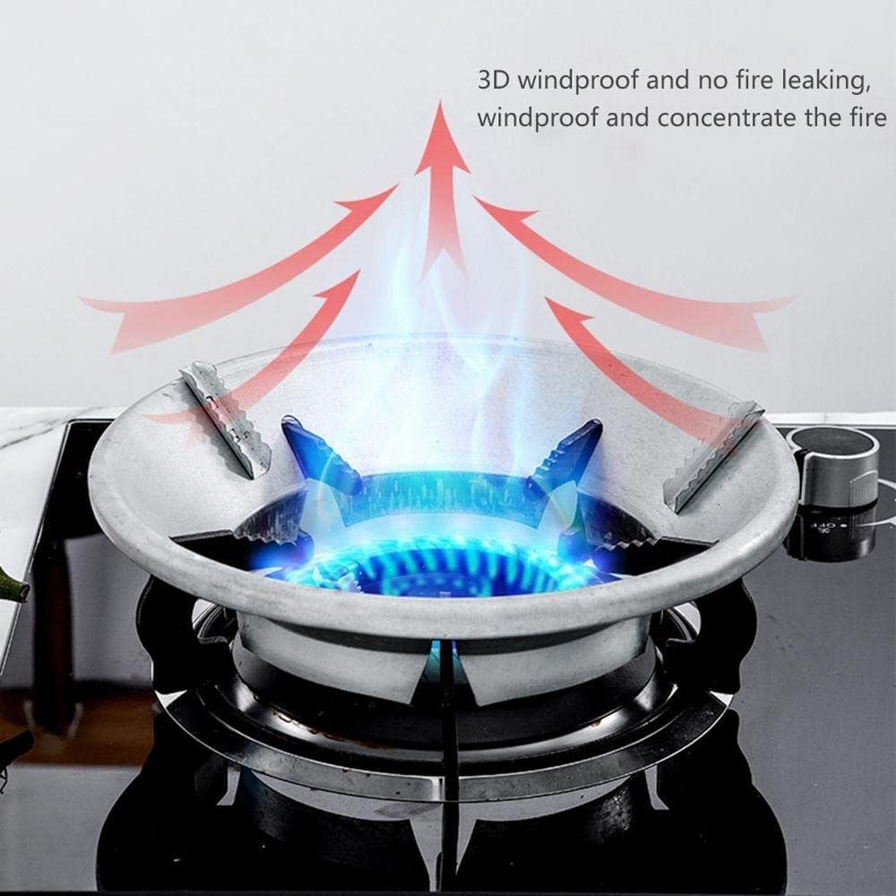 Premium Cooking Gas Saver cum Windshield Bracket - Buy 1 Get 1 Free