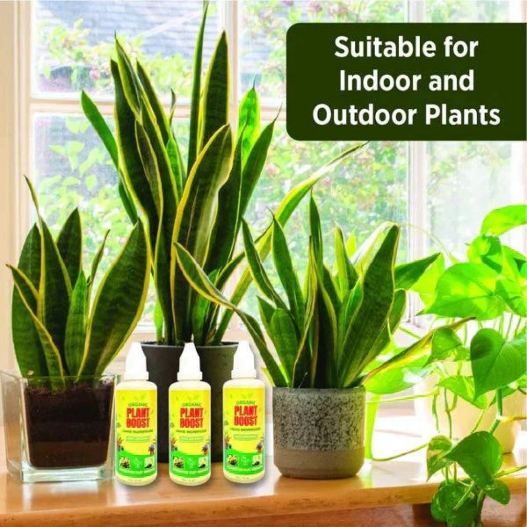 Japanese Organic Plant Boost Liquid Biofertilizer for All Plant and Crops (Pack of 3 + 3 FREE)