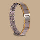 Ultra Strength Magnetic Therapy Bio Bracelet for Men (Silver & Gold)