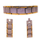 Ultra Strength Magnetic Therapy Bio Bracelet for Men (Silver & Gold)