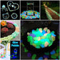 Premium Colorful Luminas Night Pebbles (100 Pcs)