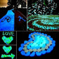 Premium Colorful Luminas Night Pebbles (100 Pcs)