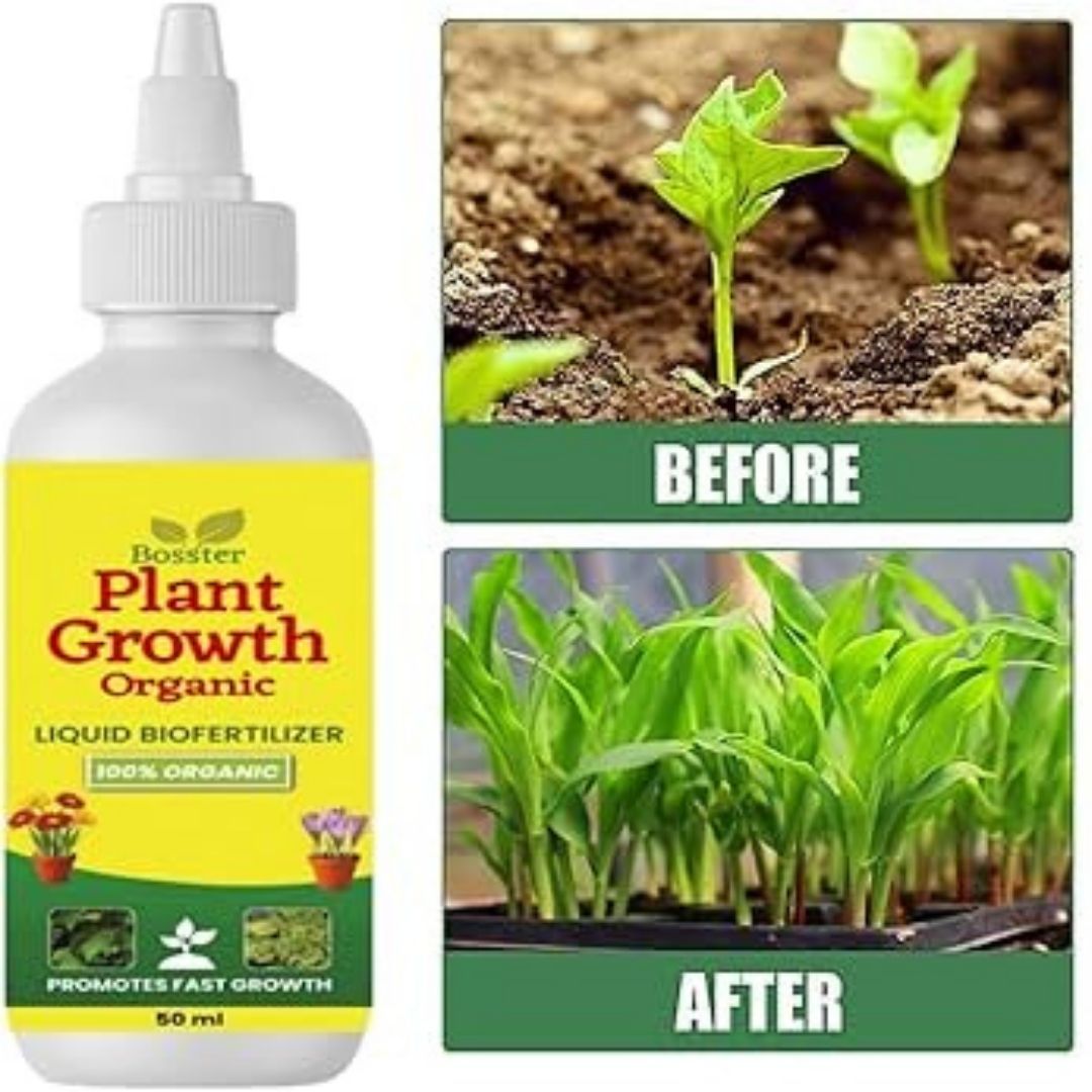 Japanese Organic Plant Boost Liquid Biofertilizer for All Plant and Crops (Pack of 3 + 3 FREE)