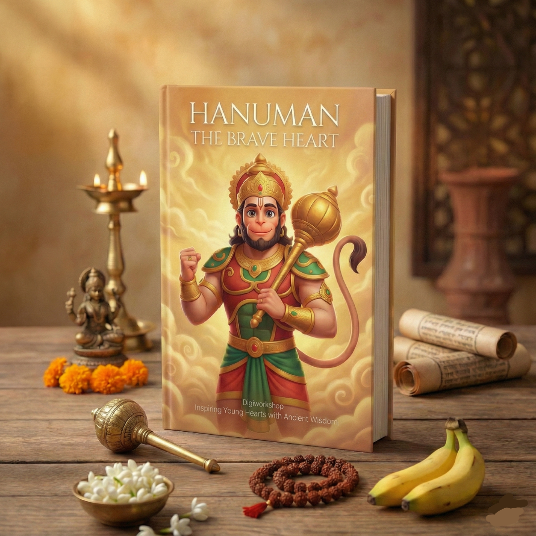 Mythology Books Combo for kids (Krishna, Ganesha, Hanuman) + 30 Free Coloring Book
