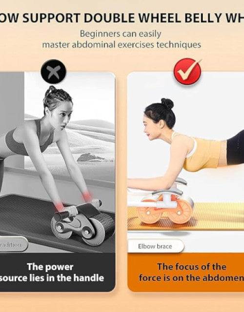 Gym Equipment Power Roll Ab Trainer Ab Roller Wheel, Abs