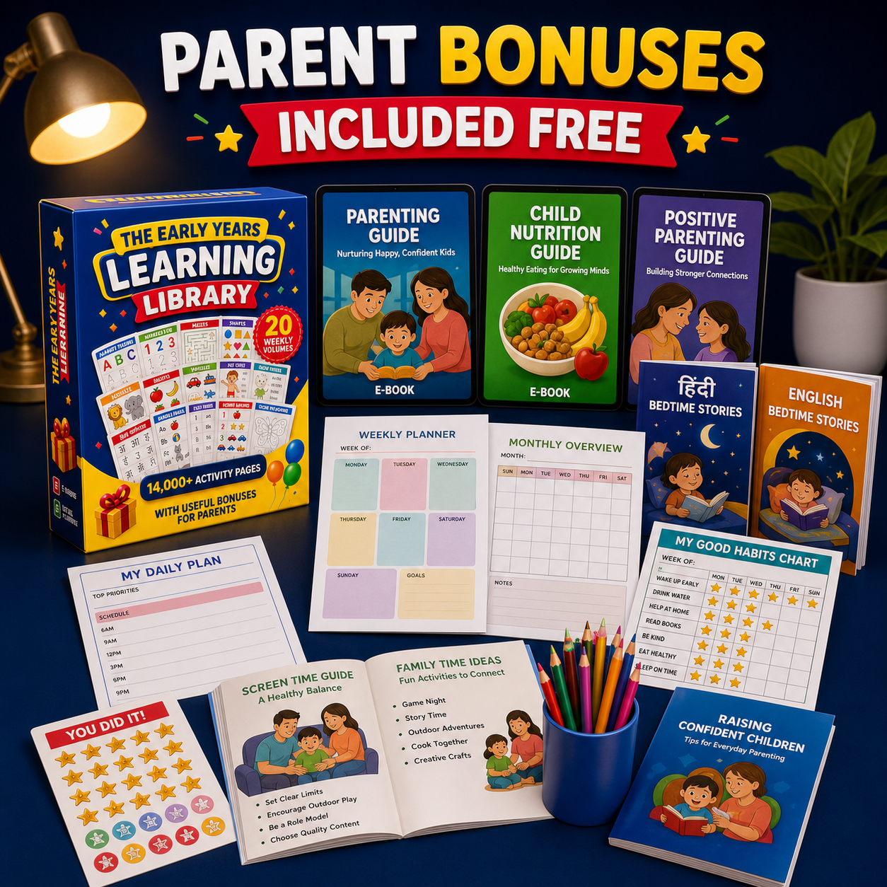 Pre-Schooler Learning Mega Bundle