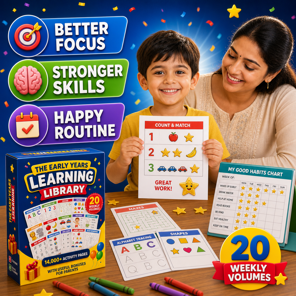 Pre-Schooler Learning Mega Bundle