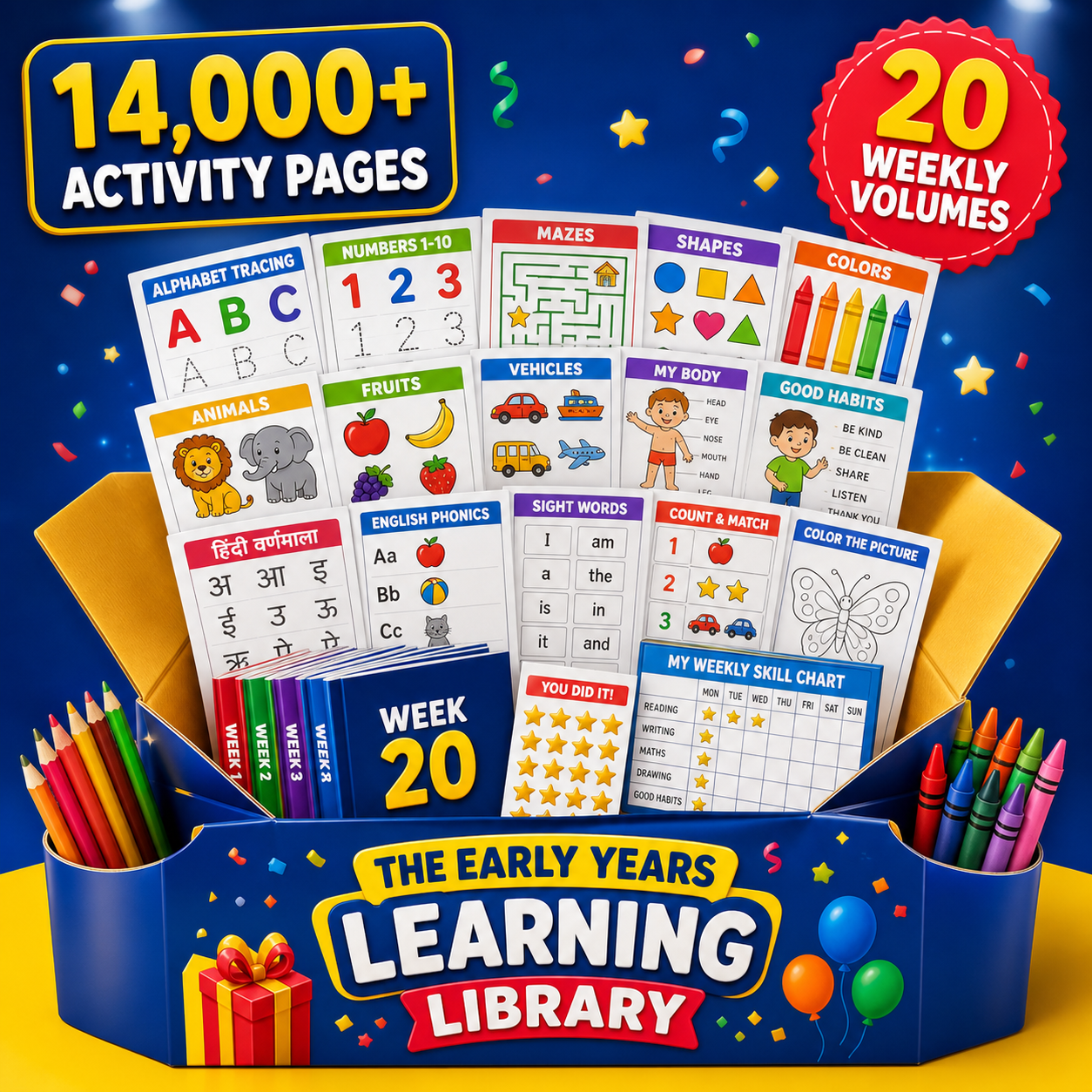 Pre-Schooler Learning Mega Bundle