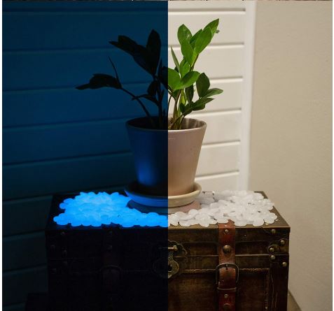 Premium Colorful Luminas Night Pebbles (100 Pcs)