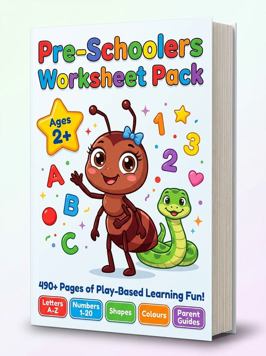 Pre-Schoolers 20 Weeks Worksheet Bundle - 514 pages