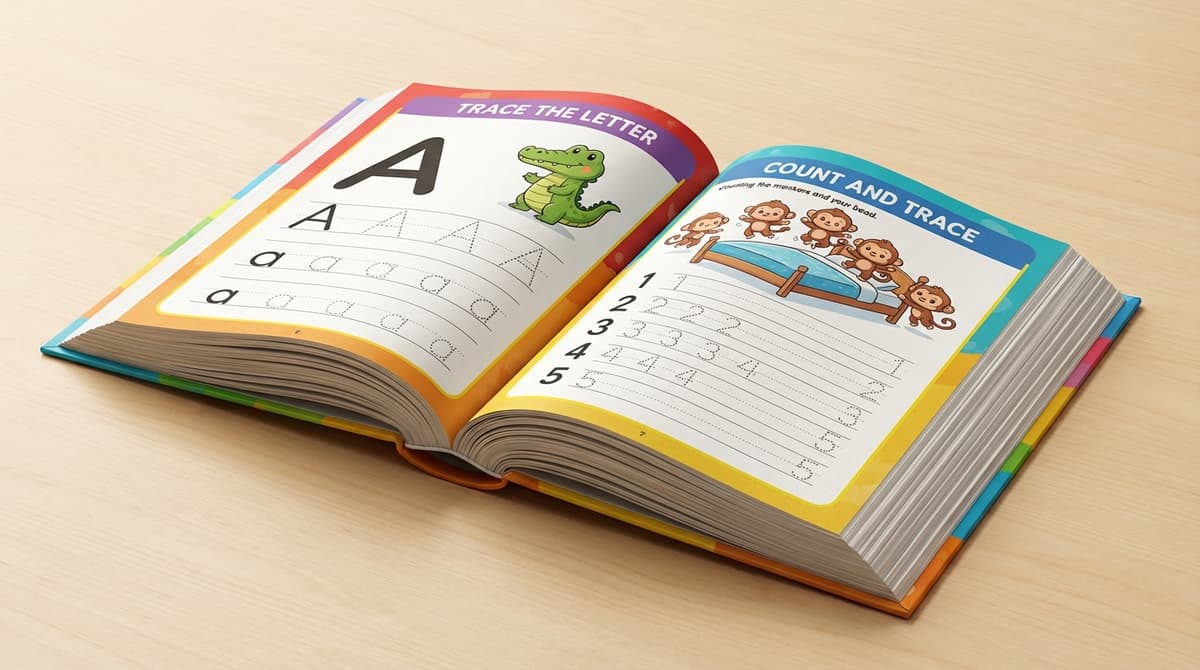 Pre-Schoolers 20 Weeks Worksheets Bundle for Age 2 - 6