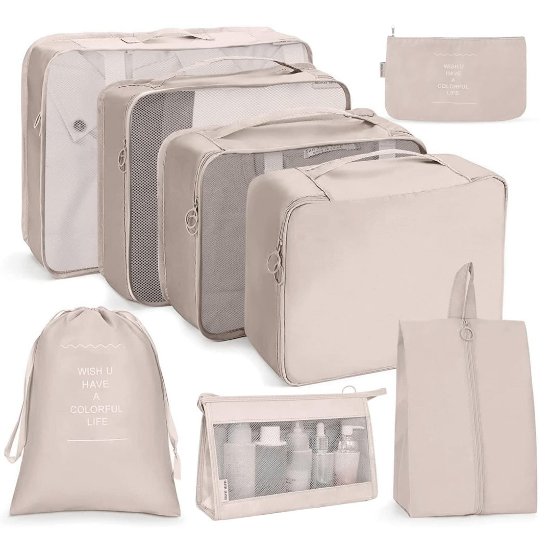 Packing Cubes for Travel Luggage - Set of 7